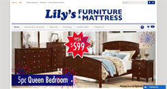 Desktop Screenshot of lilysfurnitureandmattress.com